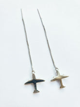 Load image into Gallery viewer, Cleared for Takeoff - Airplane Threader Earrings