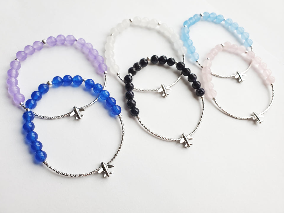 Handmade Airplane Stretch Banglets