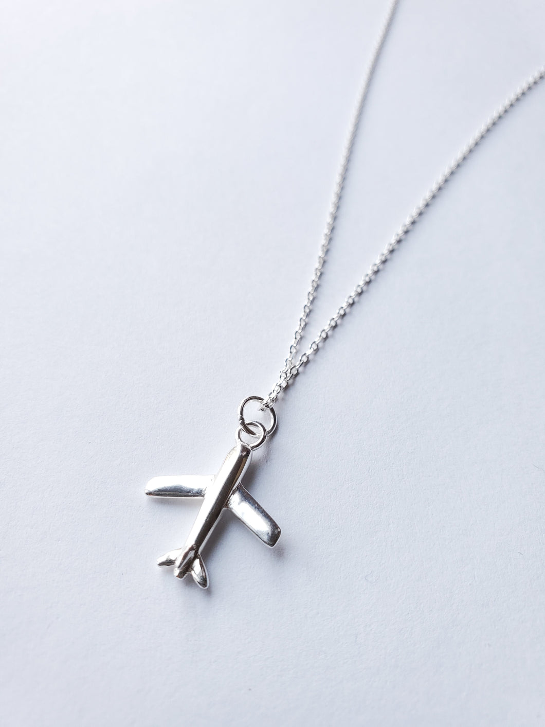  Cloud Surfer - Airplane Necklaces in Silver Colour