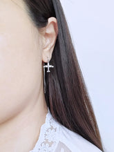 Load image into Gallery viewer, Cleared for Takeoff - Airplane Threader Earrings
